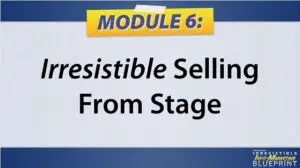 irresistible selling from stage Is Mark Hoverson really Bruce Dickenson?